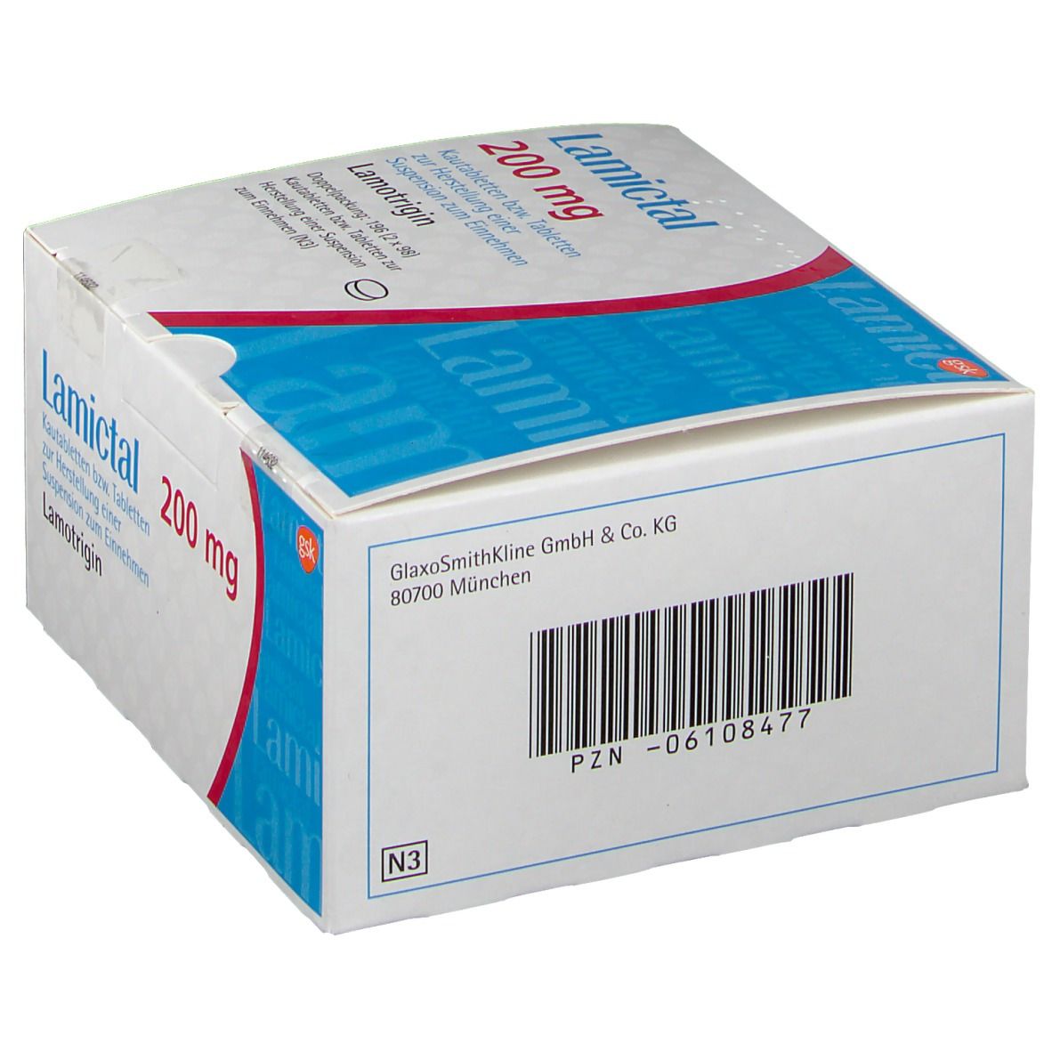 Lamictal 200 mg Tabl.z.Herst.e.Susp.z.Einnehmen 2x98 St Tablette zur Herstellung einer Susp. zum Einnehmen