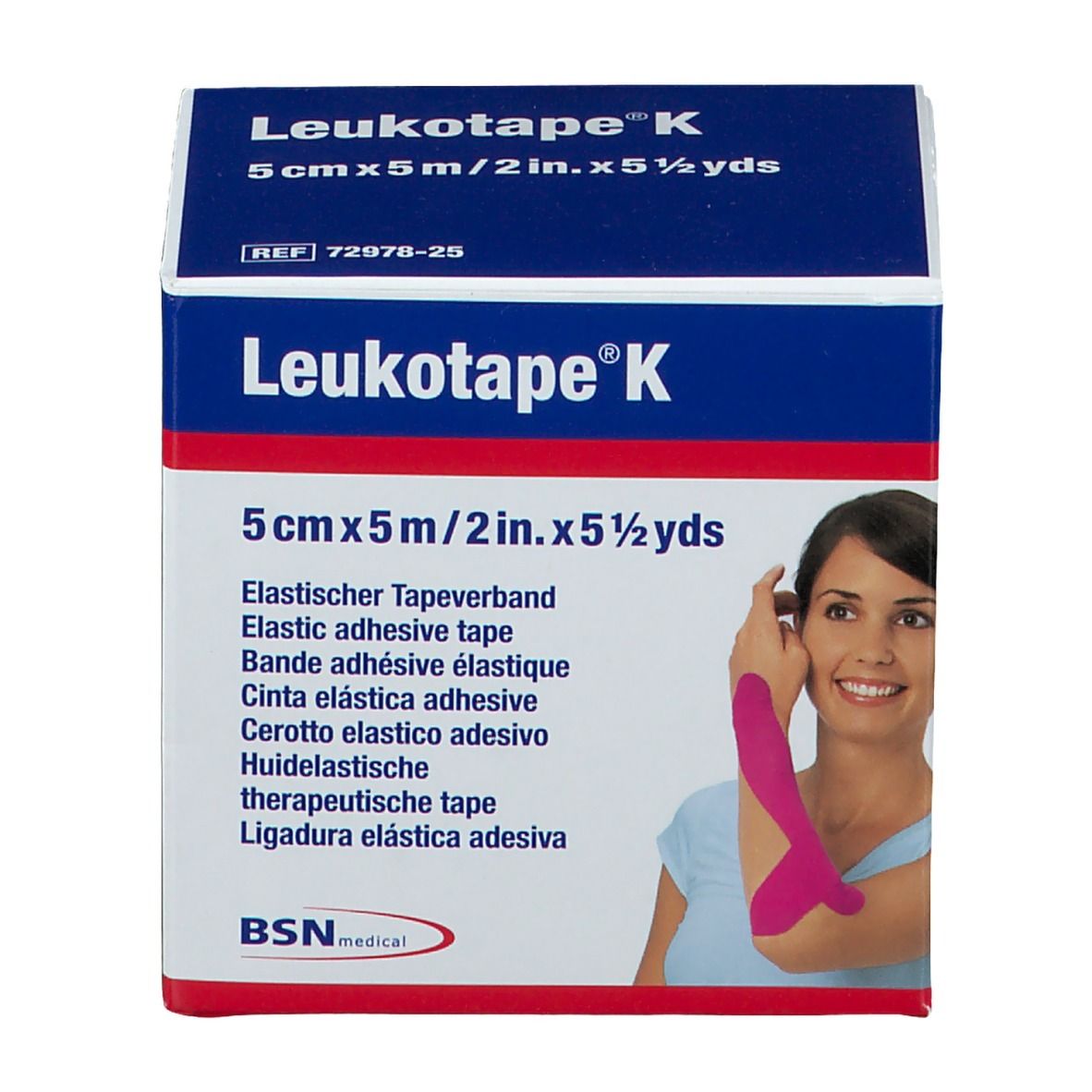 Leukotape® K 5 cm x 5 m pink 1 St - Shop Apotheke