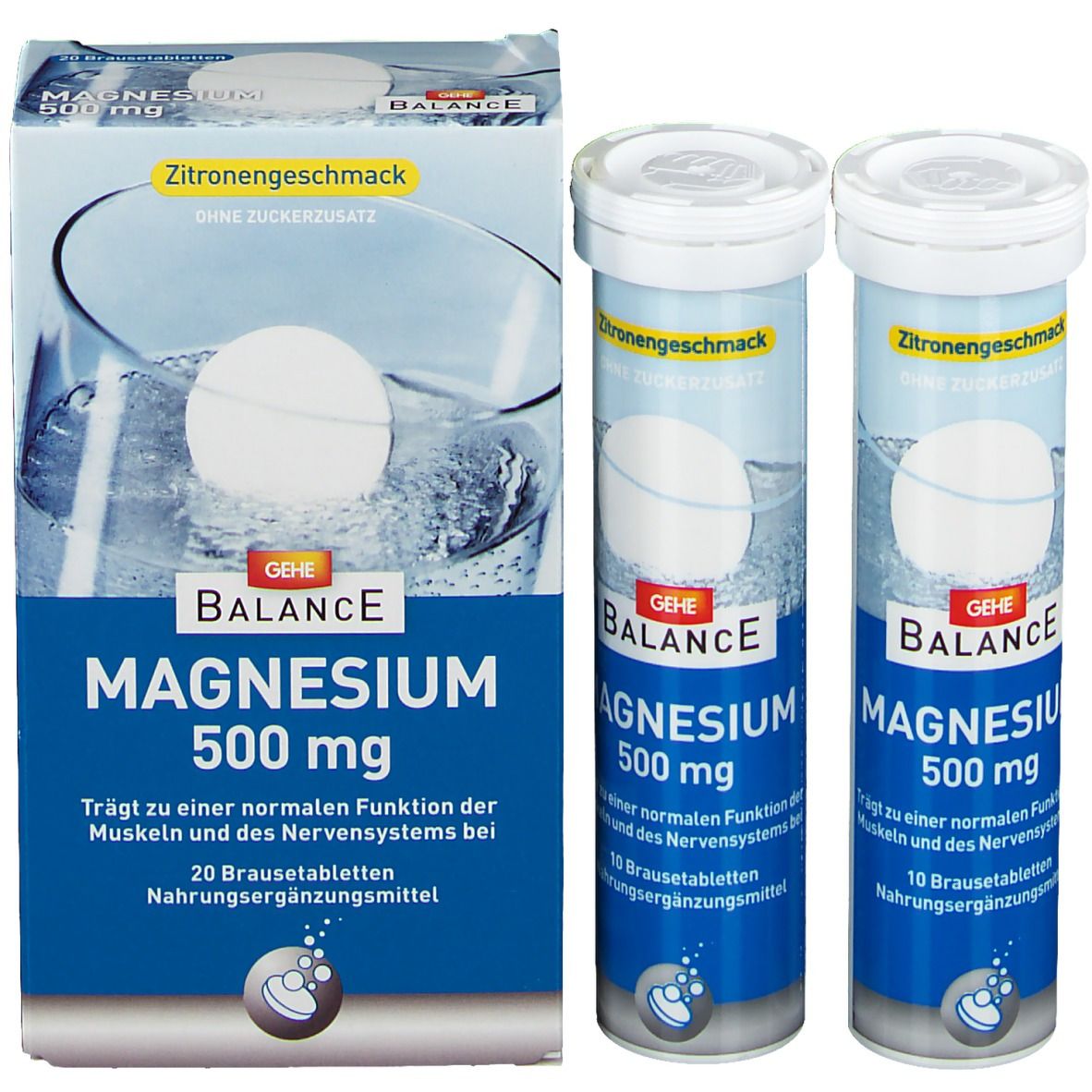 GEHE BALANCE Magnesium 500 mg Brausetabletten
