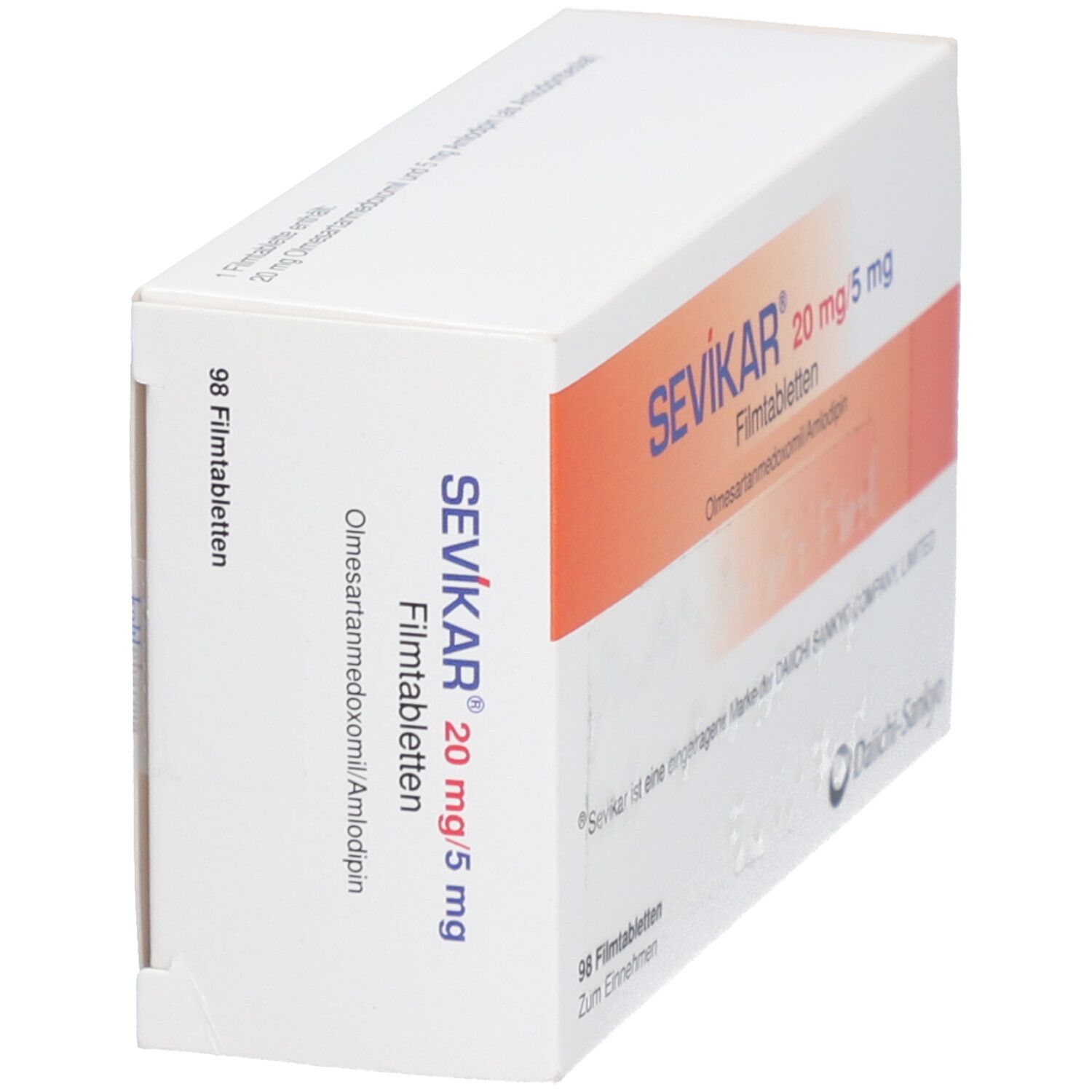 Sevikar 20 mg/5 mg Filmtabletten 98 St