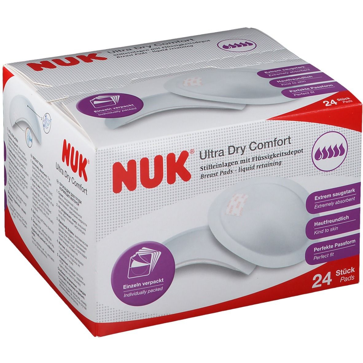 Stilleinlagen Nuk Ultra Dry Comfort Saugstark 60er Perfekte Hautfreundlich OVP 