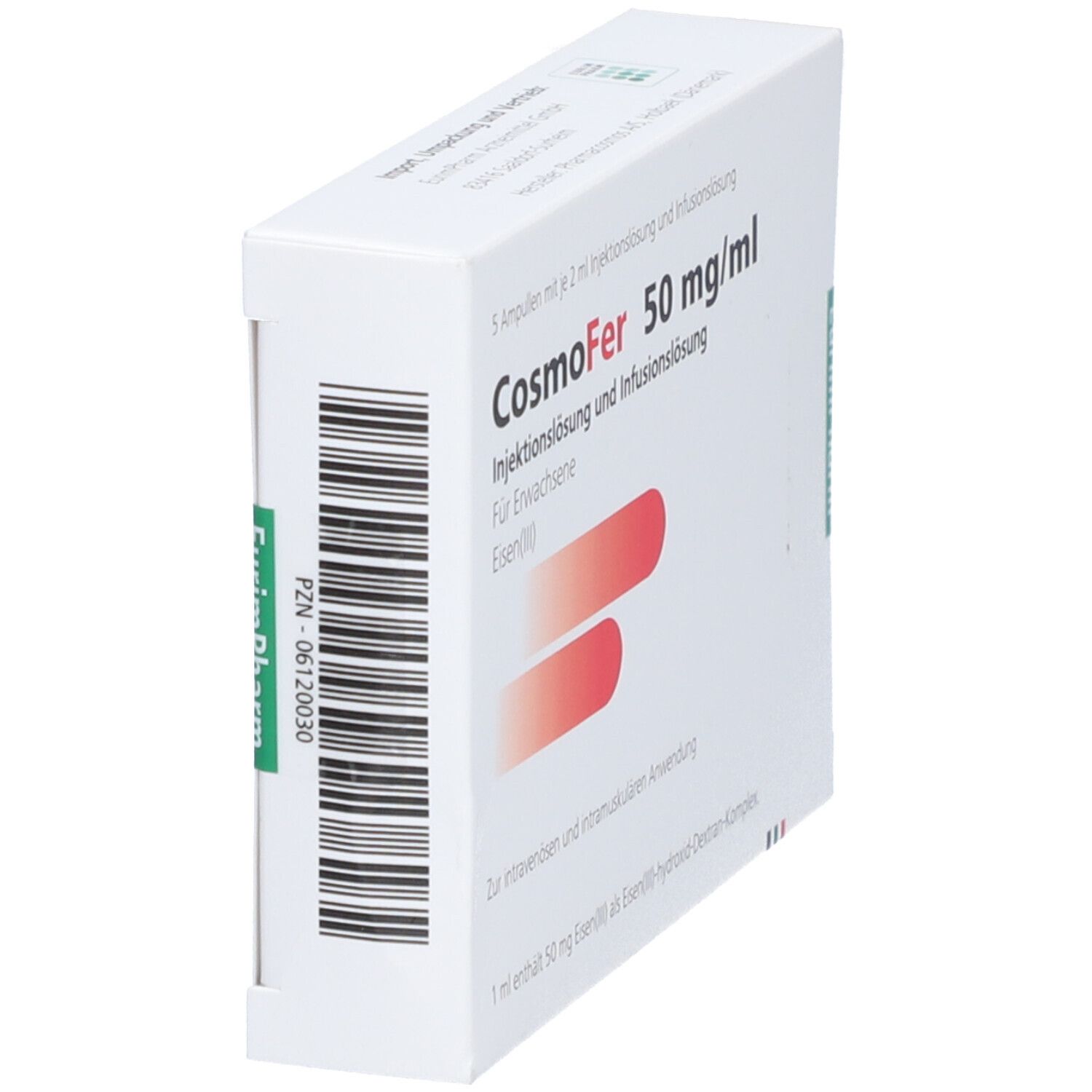 Cosmofer 50 mg/ml Injektions-/Infusionslösung 5x2 ml