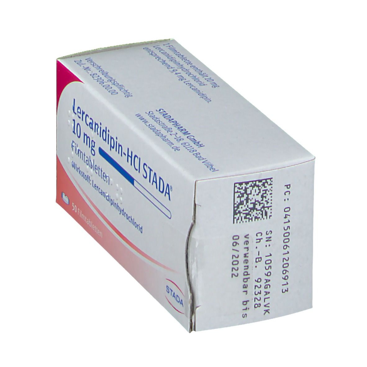 Lercanidipin-Hcl Stada 10 mg Filmtabletten 50 St