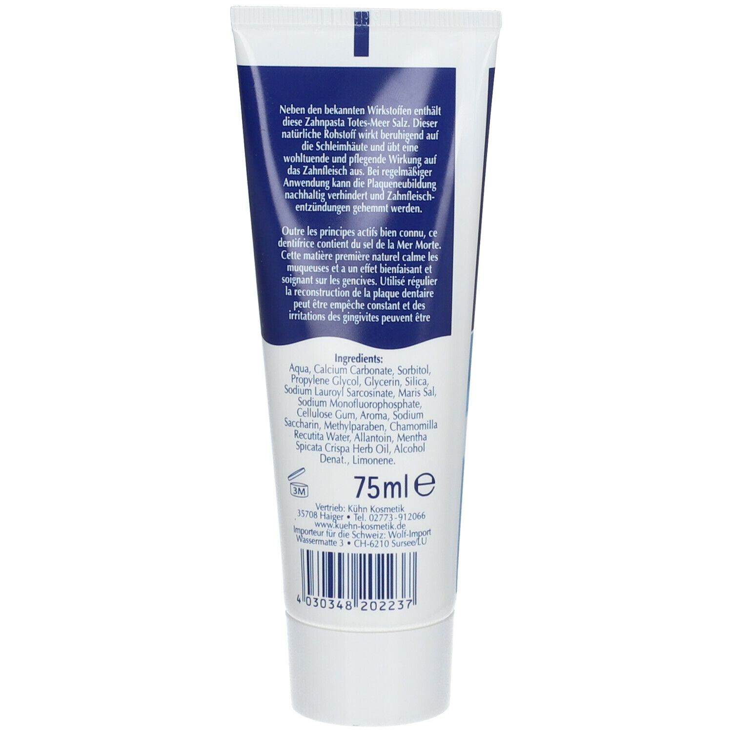 Totes Meer Salz Zahncreme 75 ml