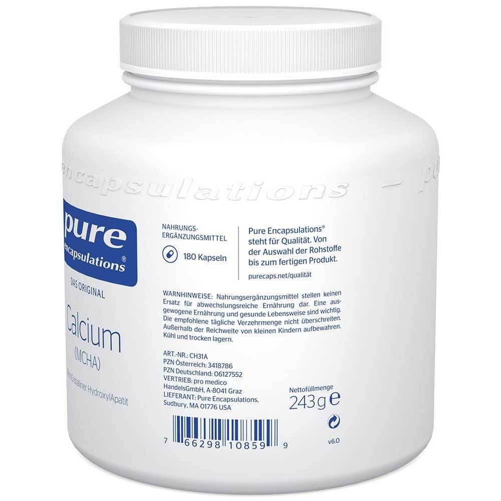 pure encapsulations® Calcium (MCHA)