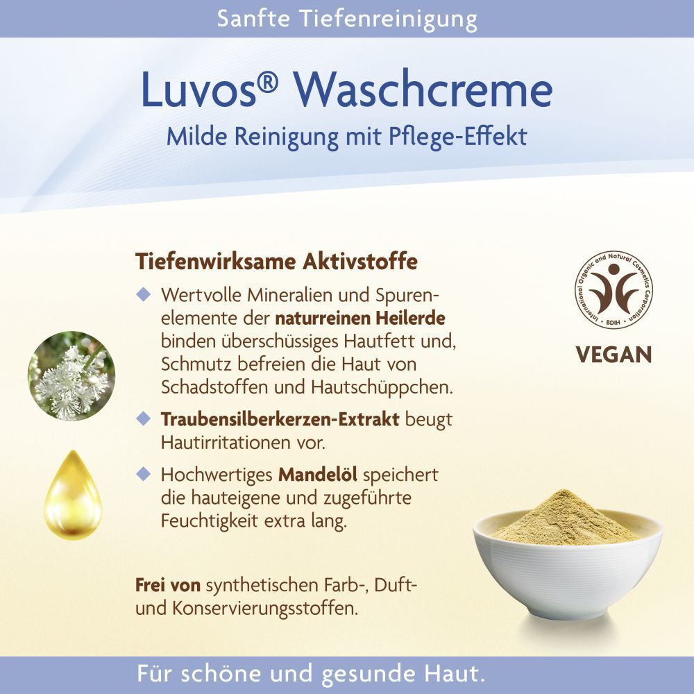 Luvos-Heilerde Waschcreme