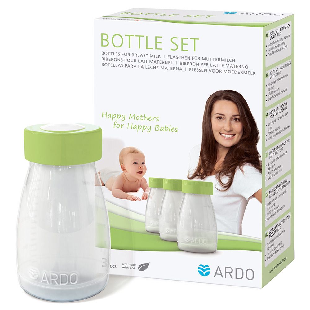 ARDO Bottle Set Flaschen für Muttermilch