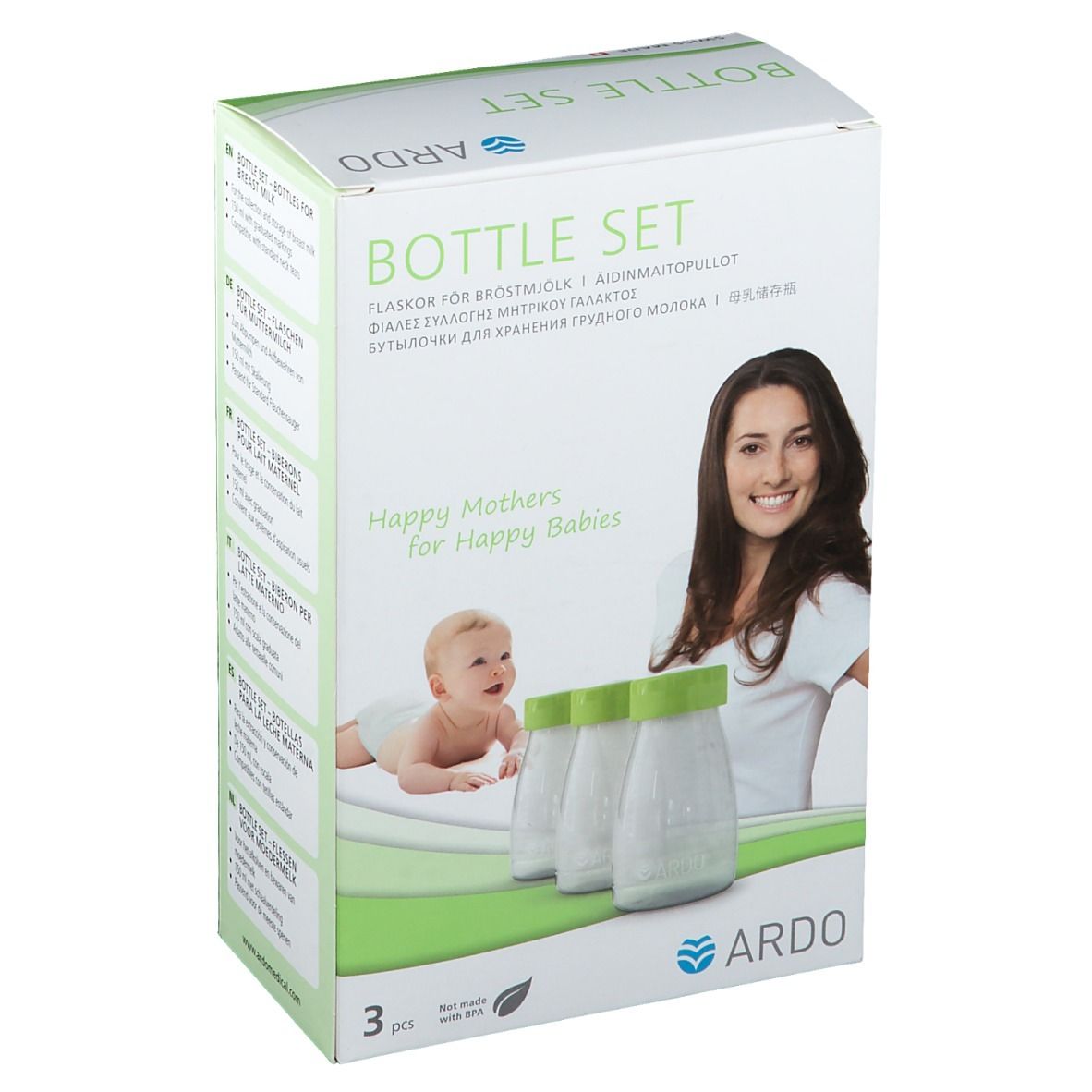 ARDO Bottle Set Flaschen für Muttermilch
