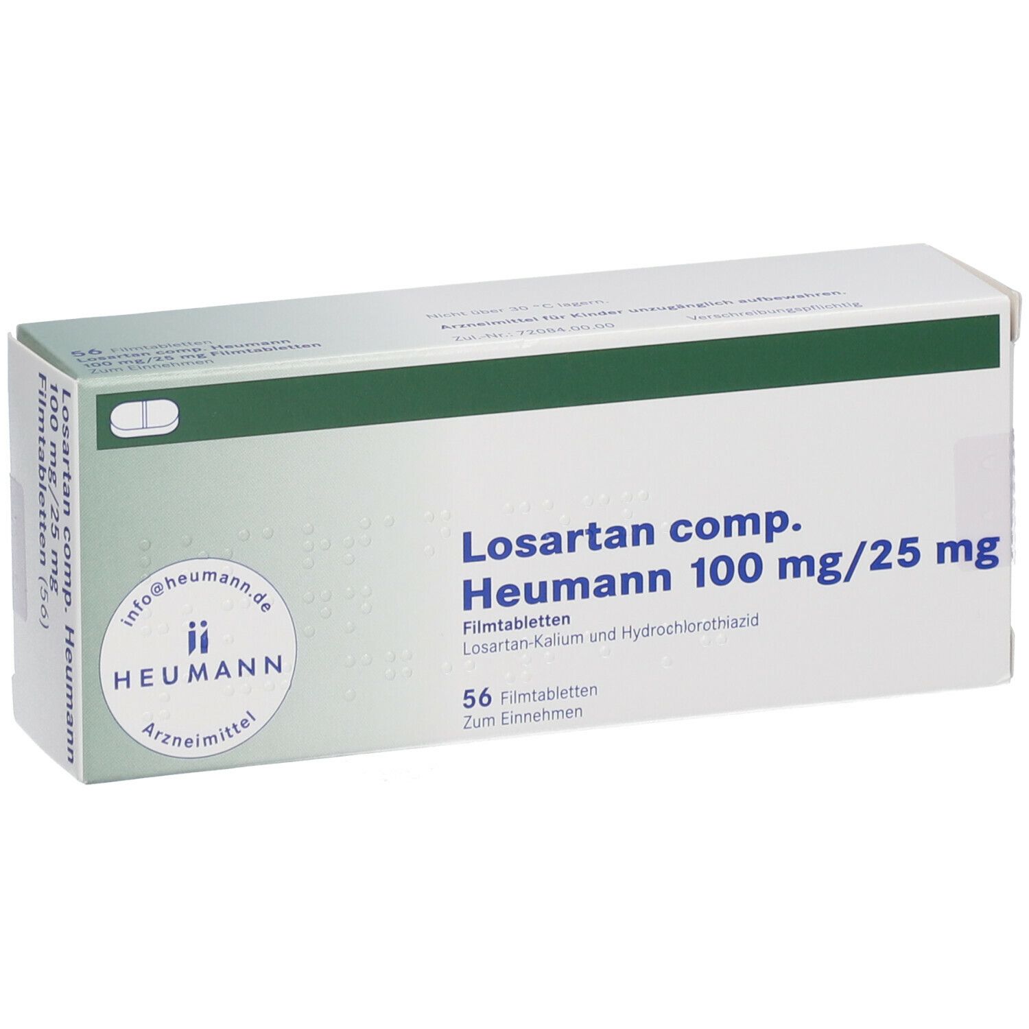 Losartan comp. Heumann 100 mg/25 mg