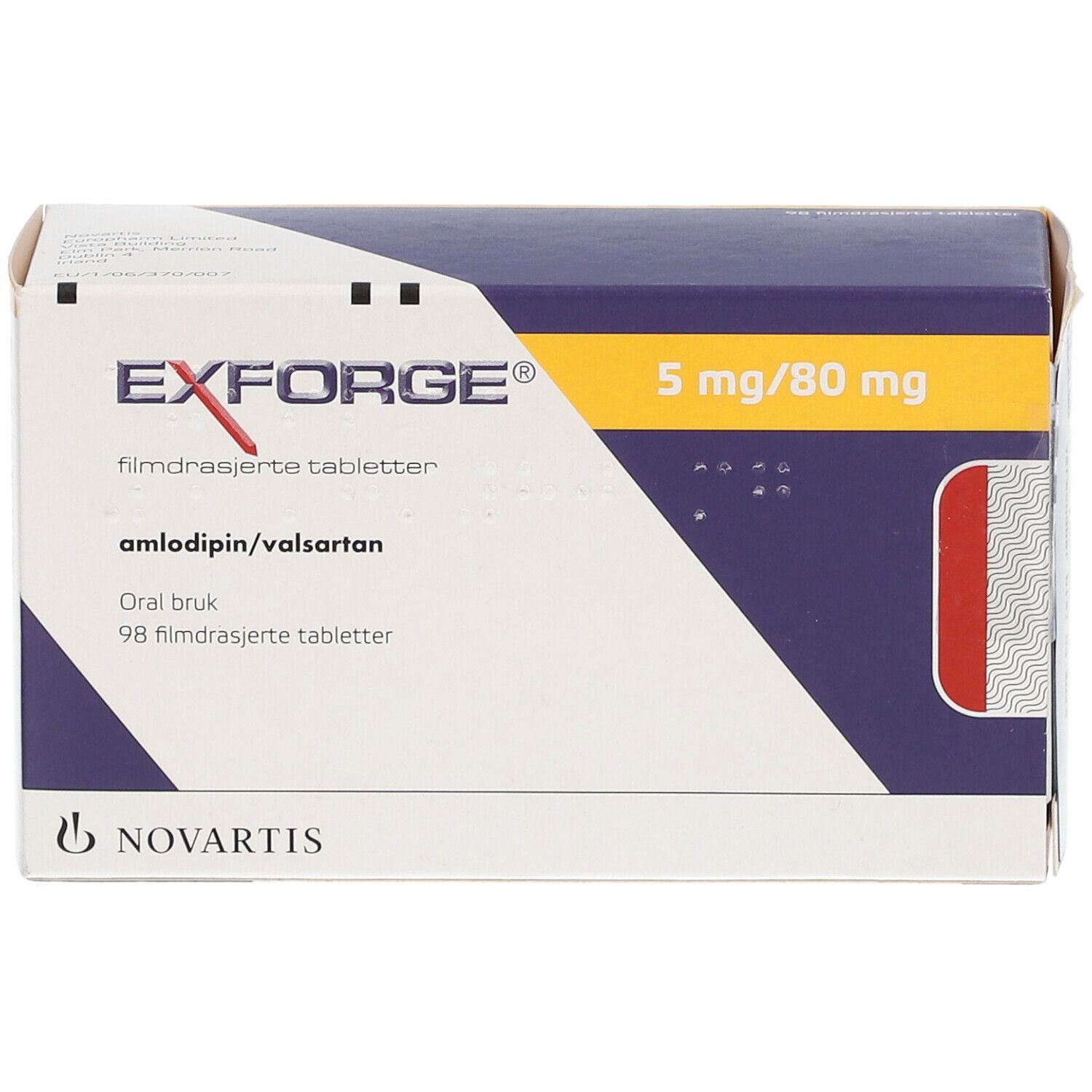 EXFORGE® 5 mg/ 80 mg