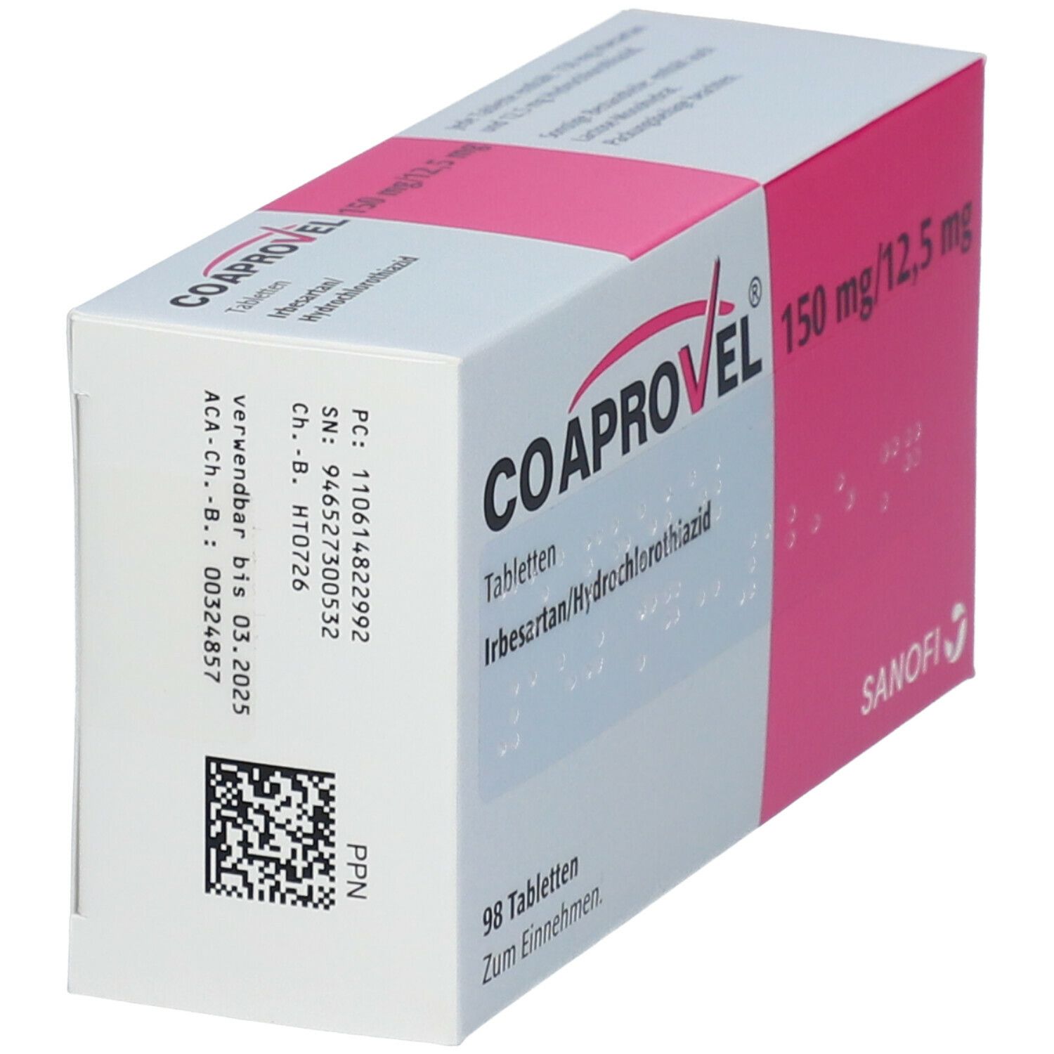 Coaprovel 150 mg/12,5 mg Tabletten 98 St