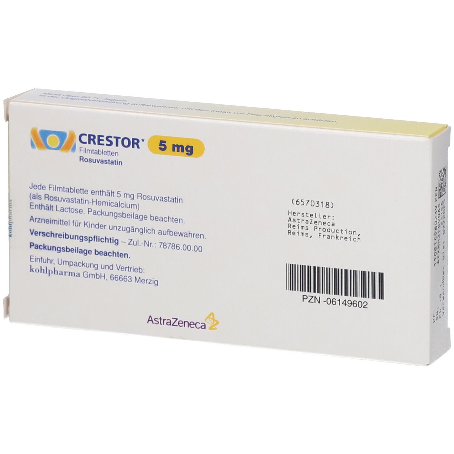 Crestor 5mg tablet