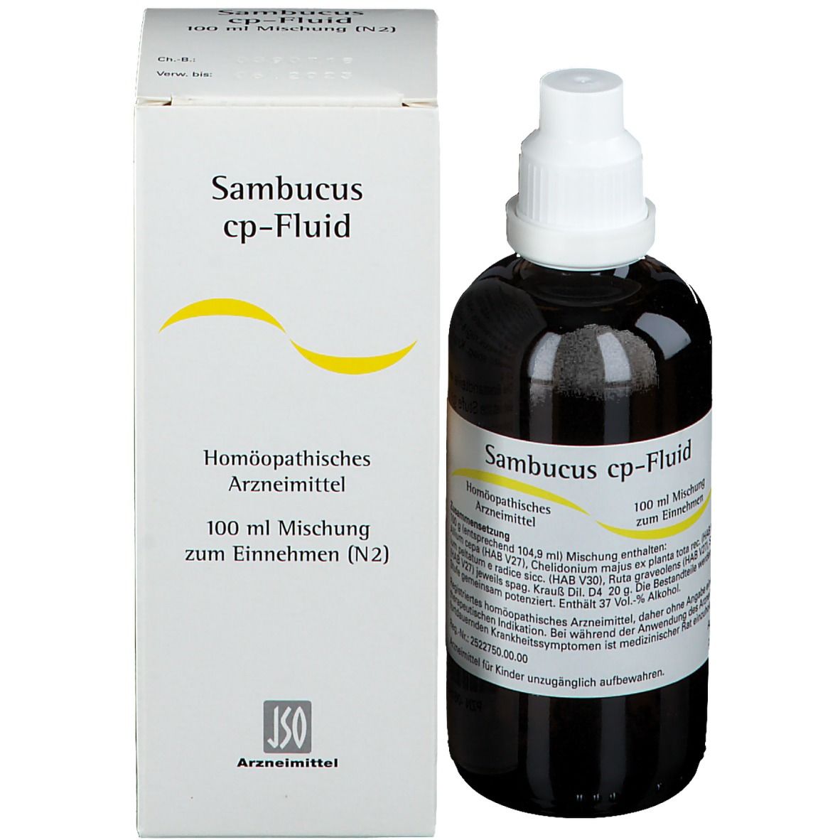 Sambucus cp-Fluid Lösung
