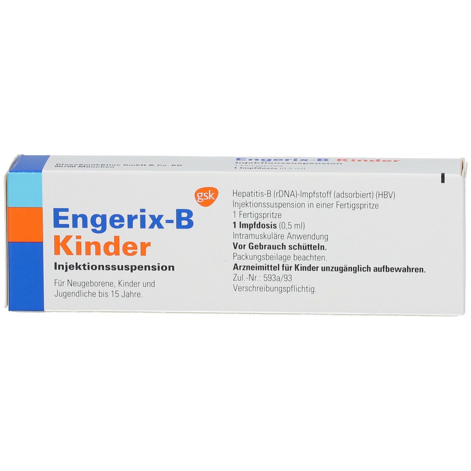 Engerix-B Kinder 1x0,5 Ml Mit Dem E-Rezept Kaufen - Shop Apotheke