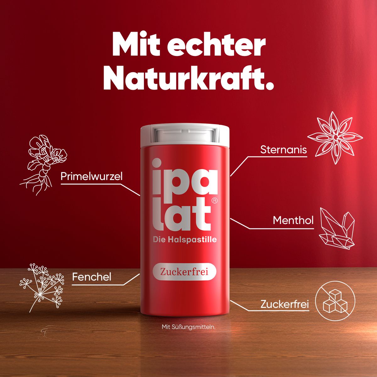 ipalat® Halspastillen zuckerfrei