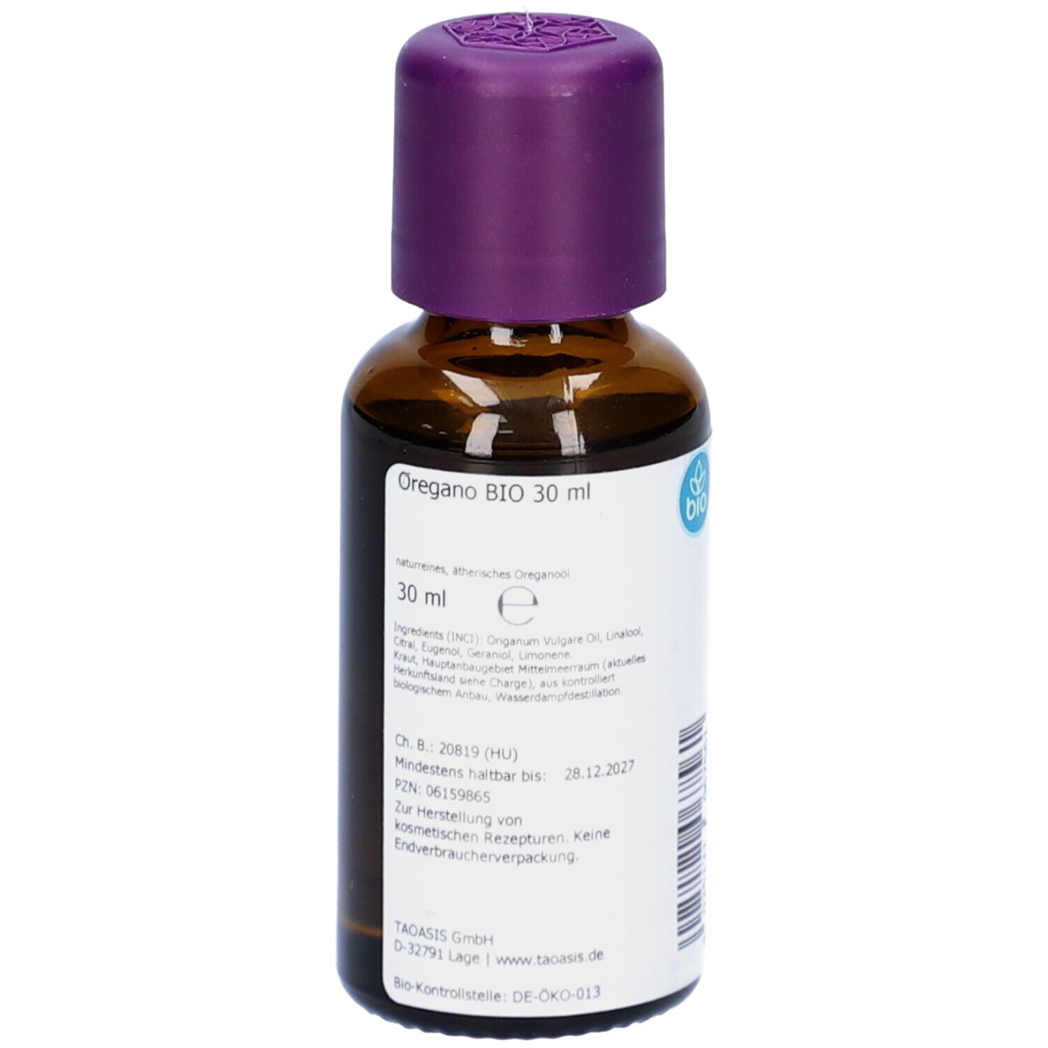 Oregano ÖL Bio 30 ml Ätherisches Öl