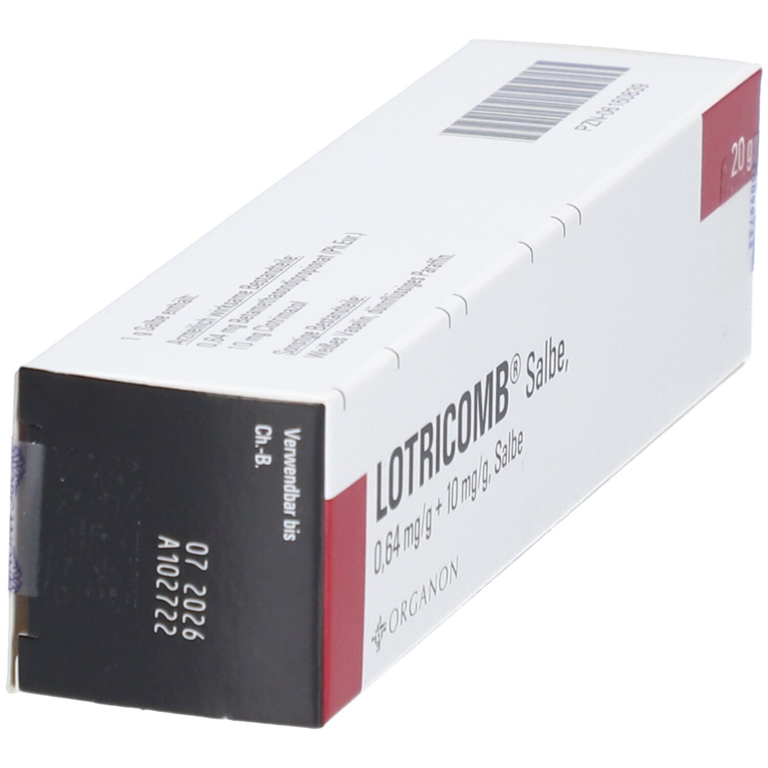 LOTRICOMB® Salbe 0,64 mg/g + 10 mg/g
