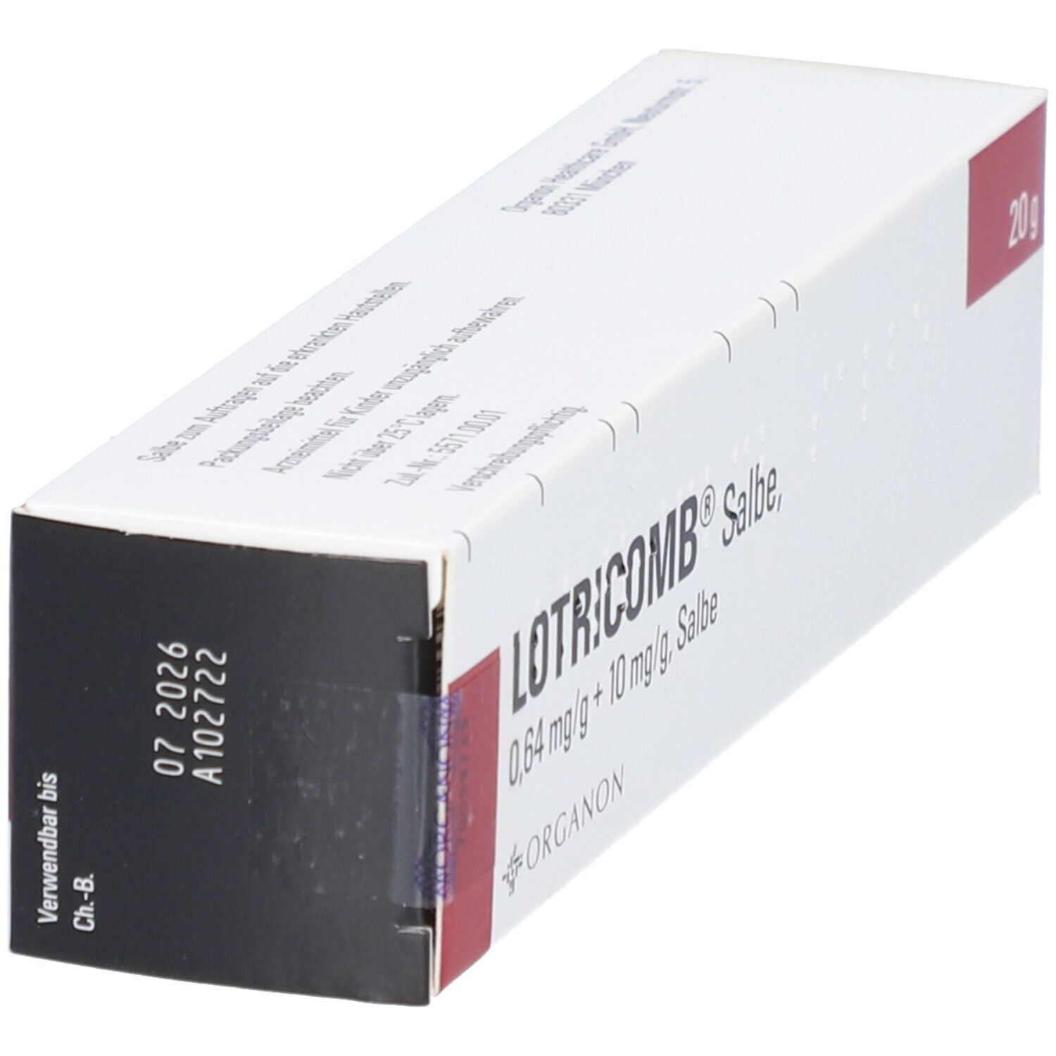 LOTRICOMB® Salbe 0,64 mg/g + 10 mg/g