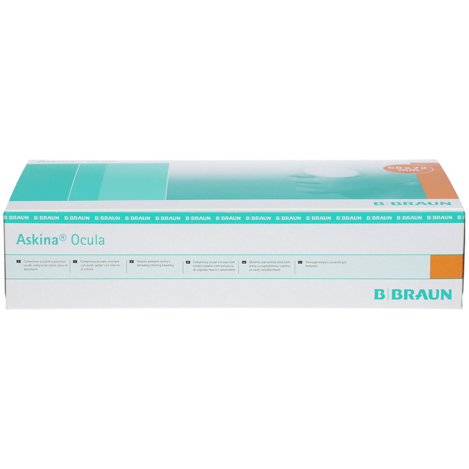Askina® Ocula® Augenkompresse 56x72mm unsteril