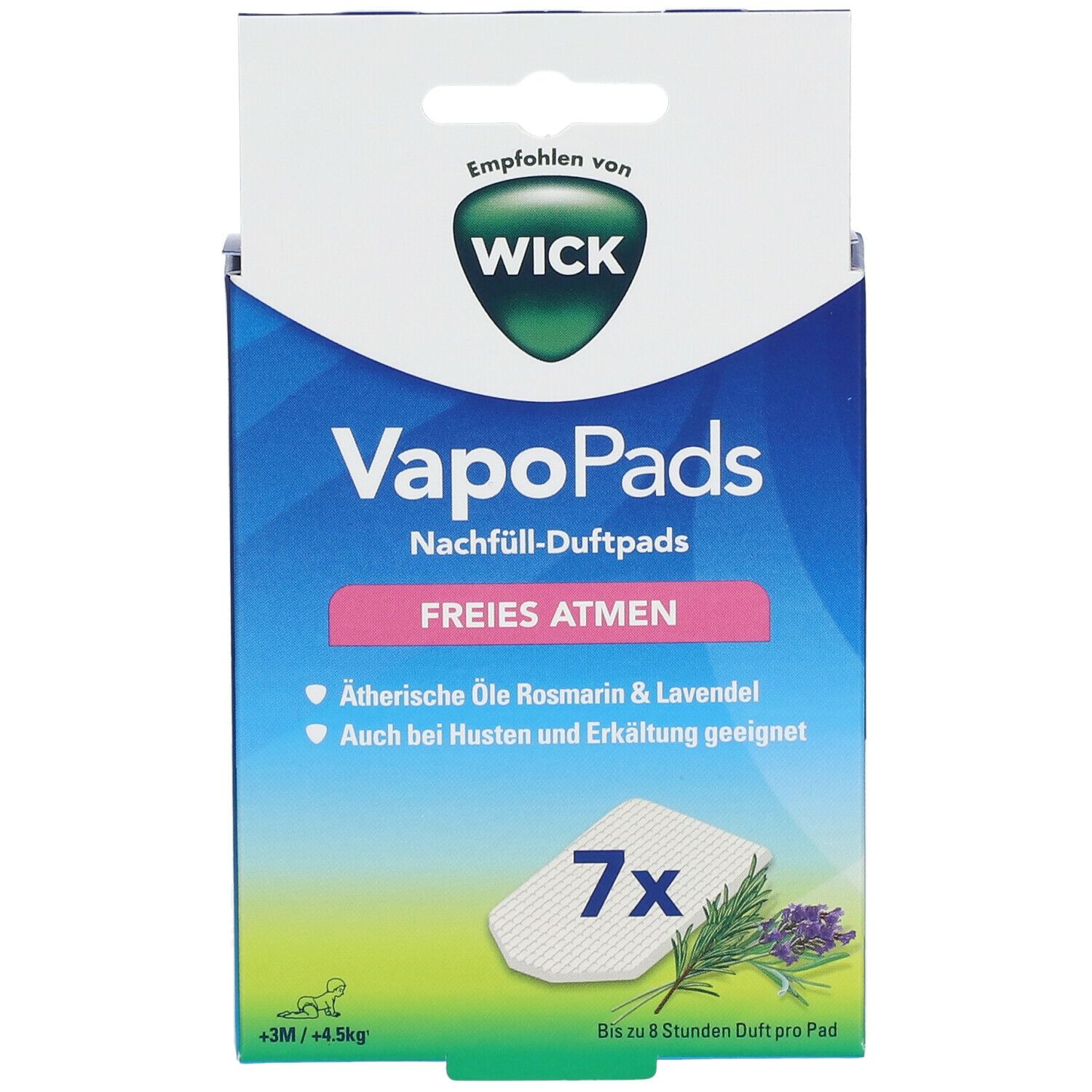 WICK VapoPads® Rosmarin-Lavendel Nachfüll-Duftpads