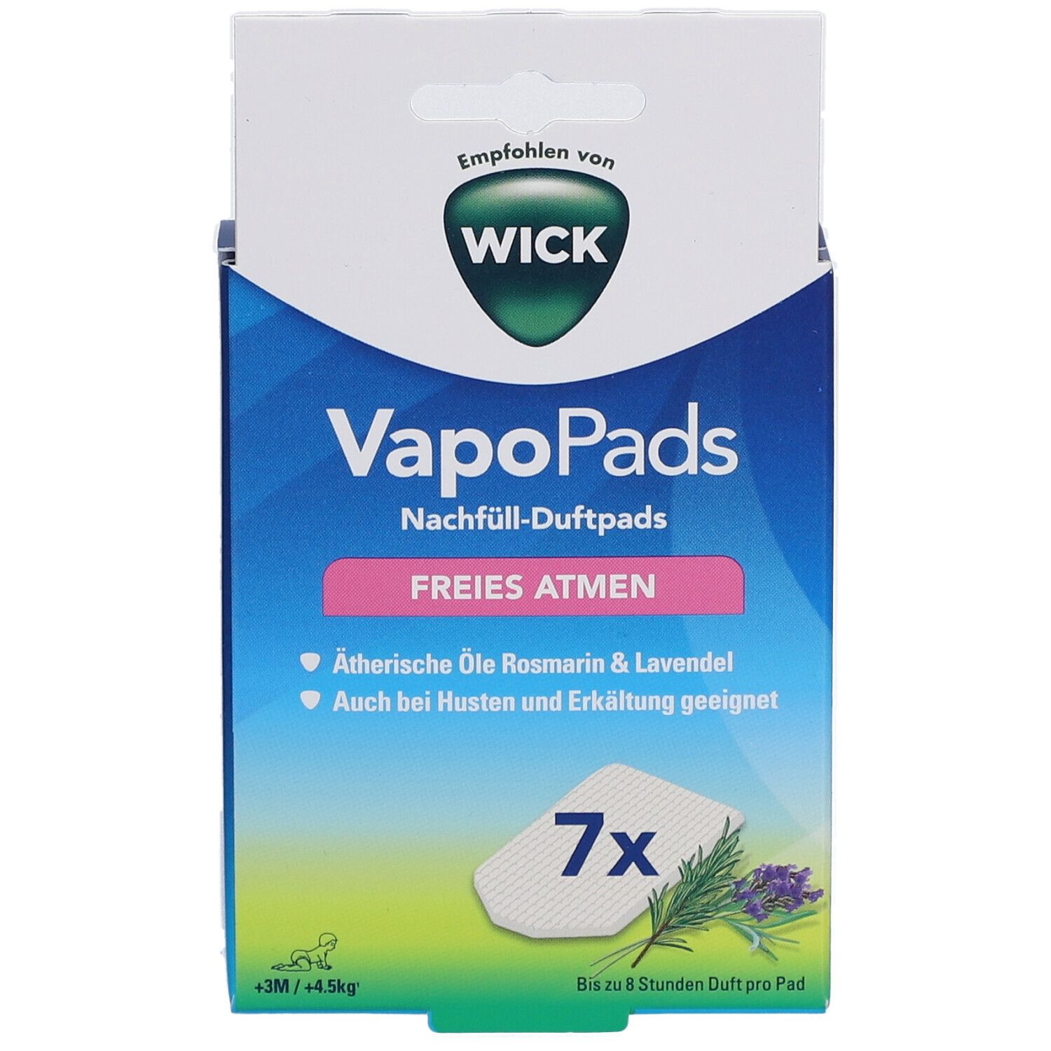 WICK VapoPads® Rosmarin-Lavendel Nachfüll-Duftpads