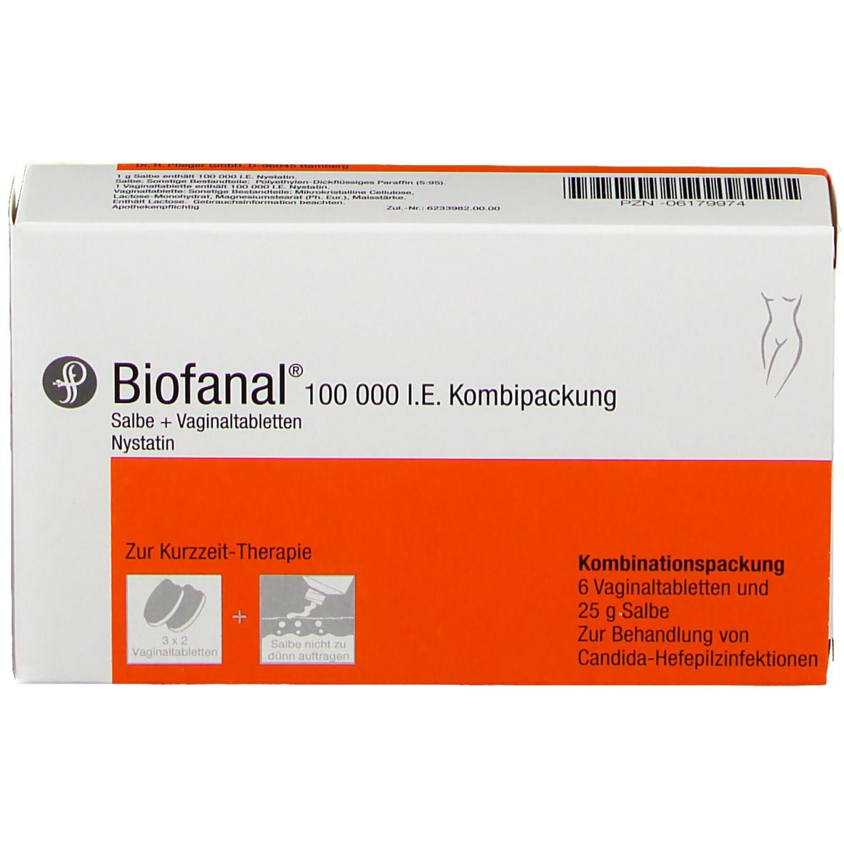 Biofanal® Kombipackung 25g Salbe + 6 Vaginaltabletten