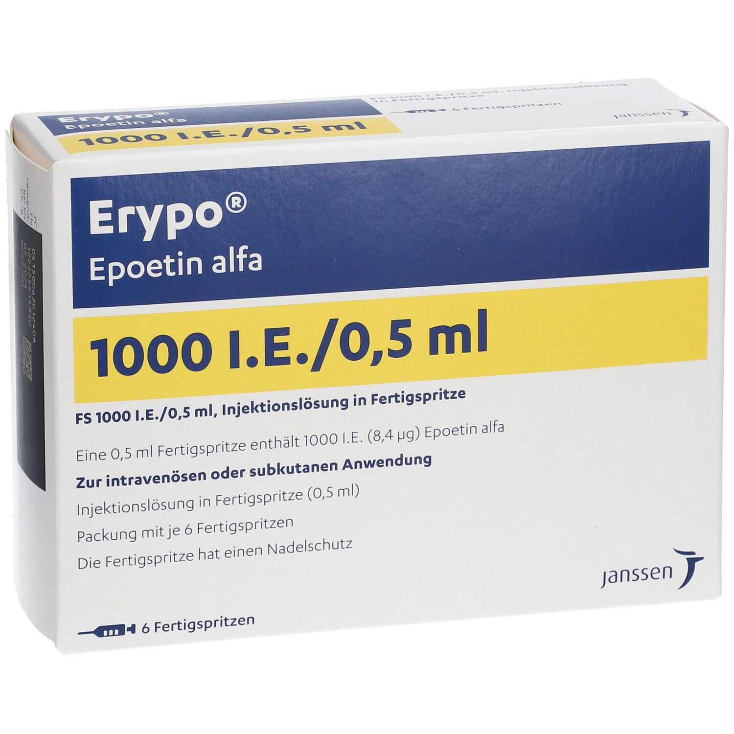 Erypo Fs 1.000 I.E./0,5 ml