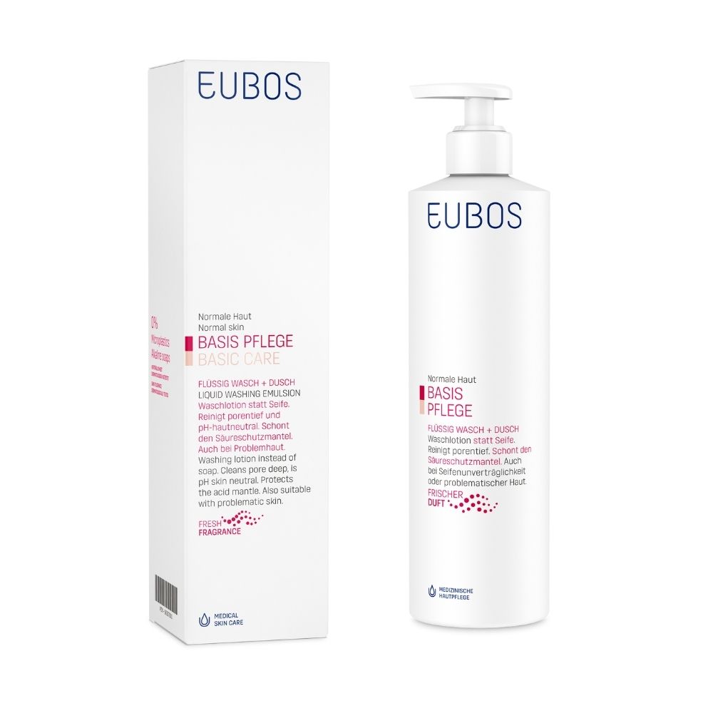 EUBOS® Basis Pflege Flüssig Wasch + Dusch Frischeduft mit Dosierspender