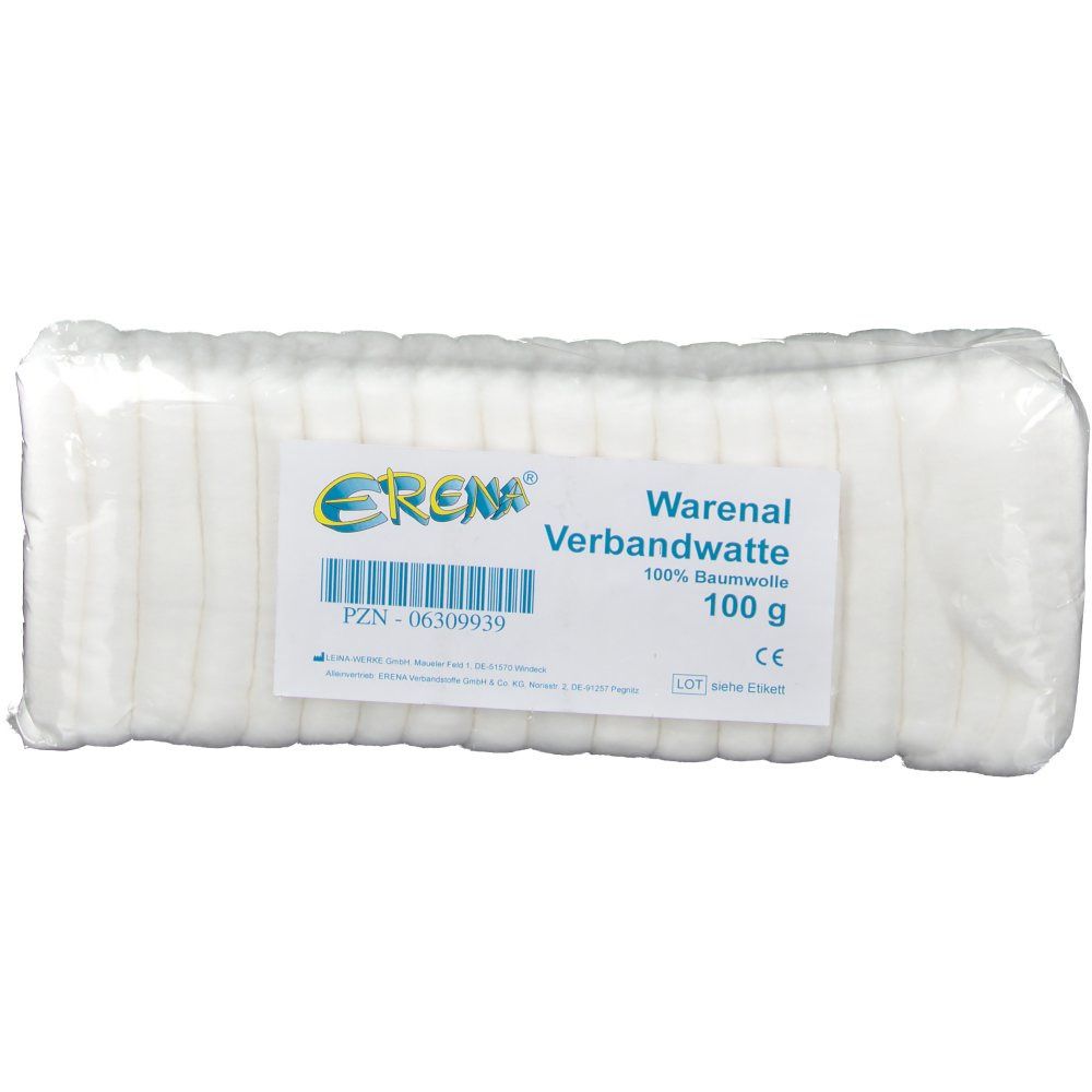Erena® Warenal Verbandwatte im Polybeutel