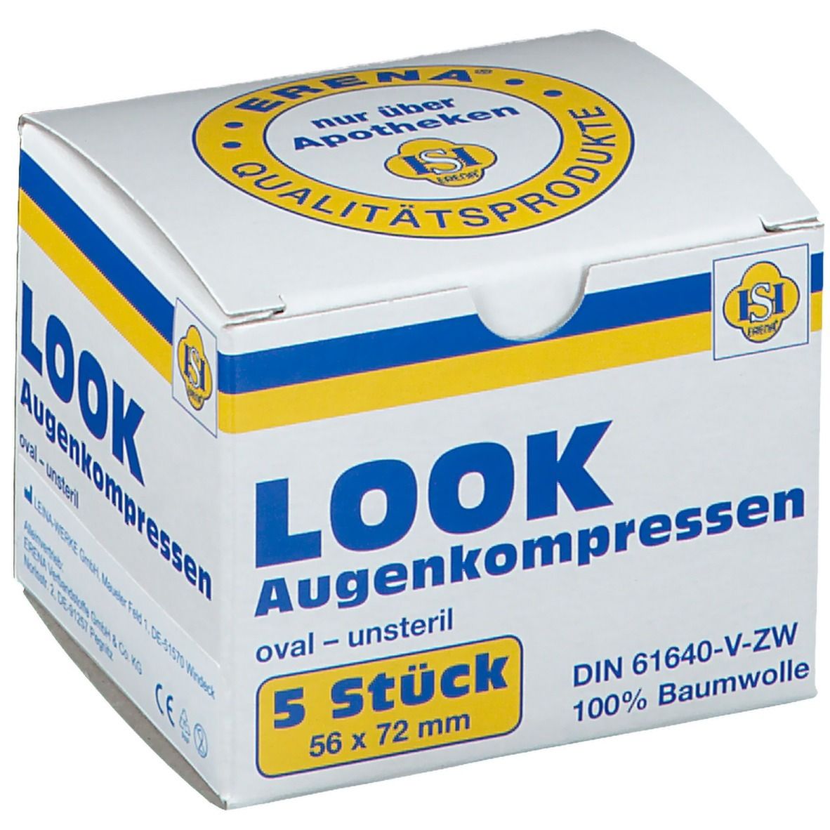 Look Augenkompressen 56 x 72 mm steril