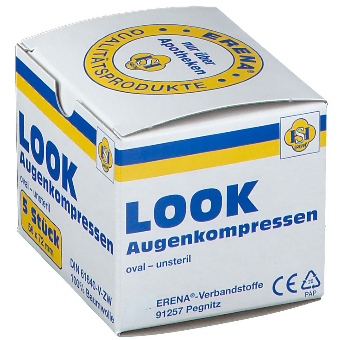 Look Augenkompressen 56 x 72 mm unsteril