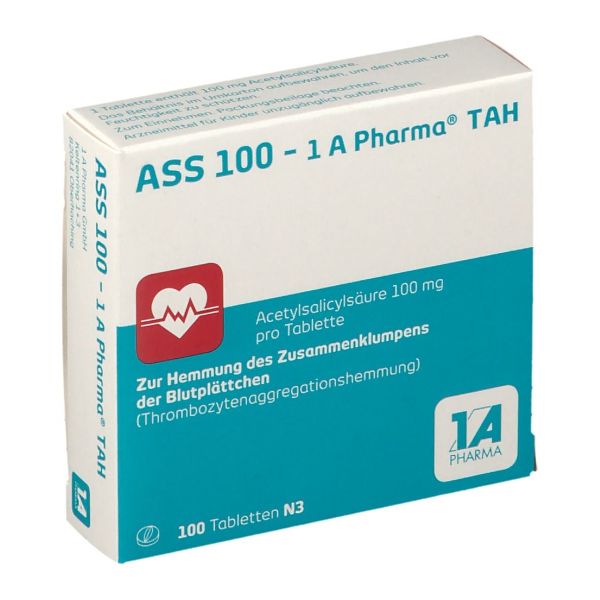 ASS 100 - 1 A Pharma® TAH