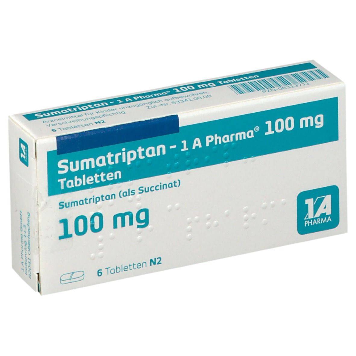 Sumatriptan-1A Pharma 100 mg Tabletten 6 St