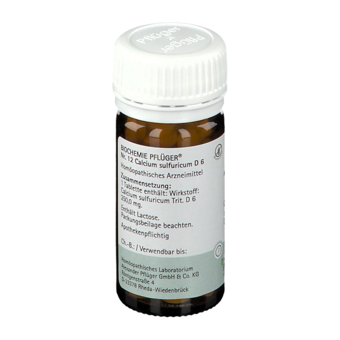 Biochemie Pflüger® Nr. 12 Calcium sulfuricum D6 Tabletten