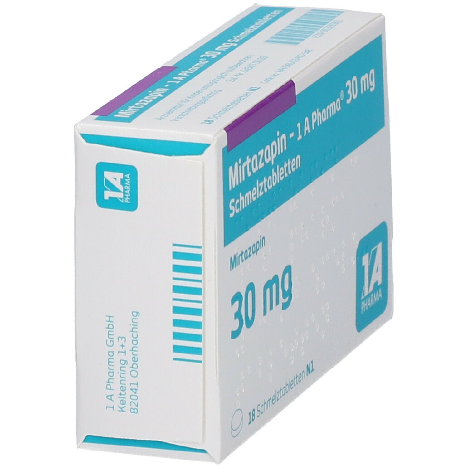 Mirtazapin - 1 A Pharma® 30 mg Schmelztabletten