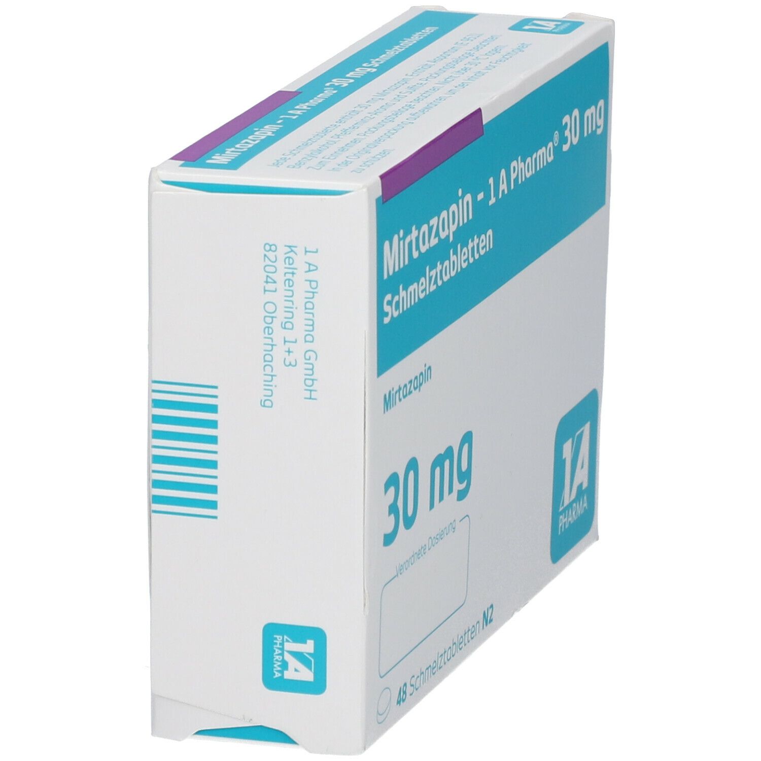 Mirtazapin-1A Pharma 30 mg Schmelztabletten 48 St