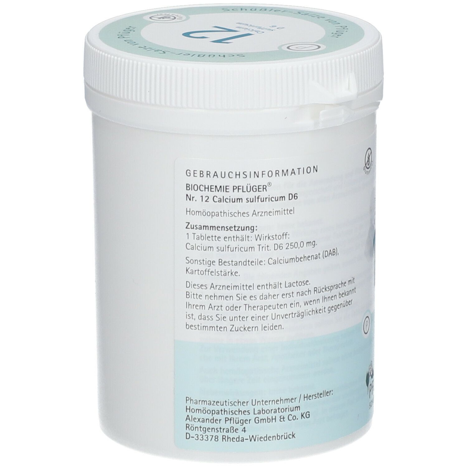 Biochemie Pflüger® Nr. 12 Calcium sulfuricum D6 Tabletten