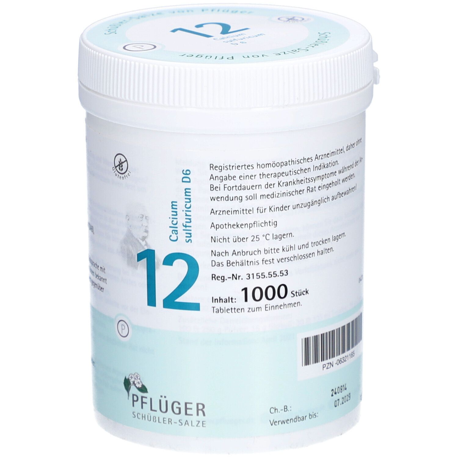 Biochemie Pflüger® Nr. 12 Calcium sulfuricum D6 Tabletten