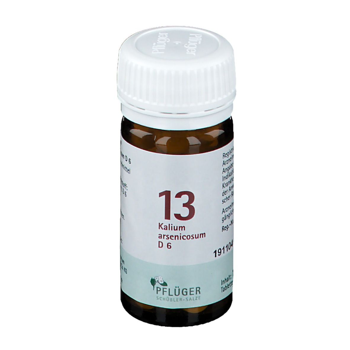 Biochemie Pflüger 13 Kalium arsenic.D 6 Tabletten