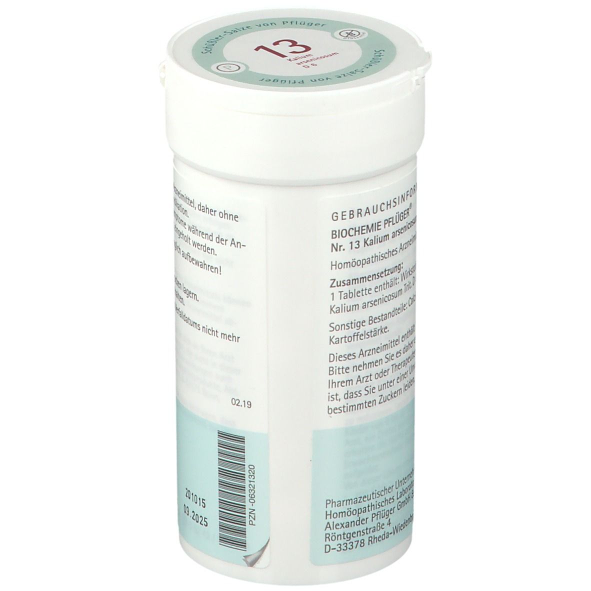 Biochemie Pflüger® Nr. 13 Kalium arsenicosum D6 Tabletten