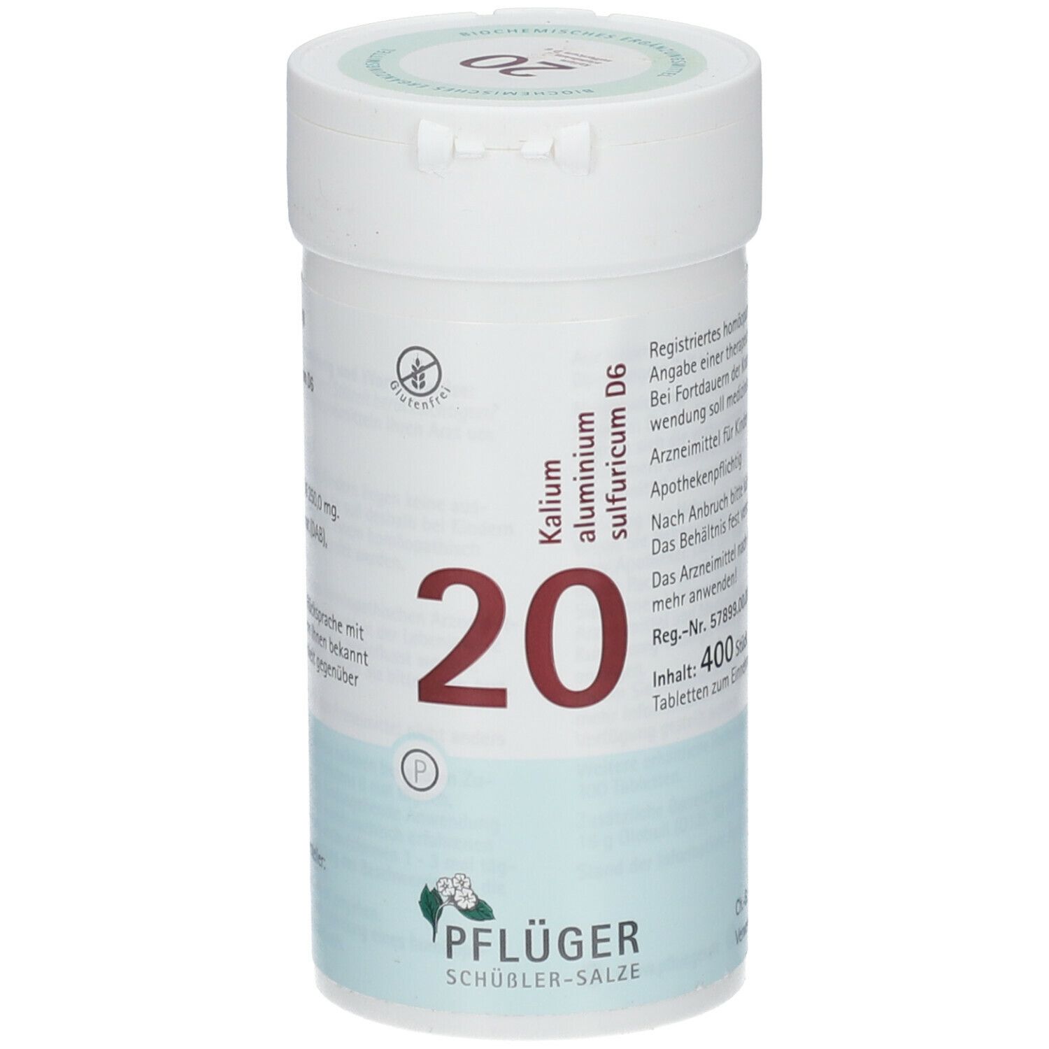 Biochemie Pflüger 20 Kalium aluminium sulfuricum D 6 Tabletten