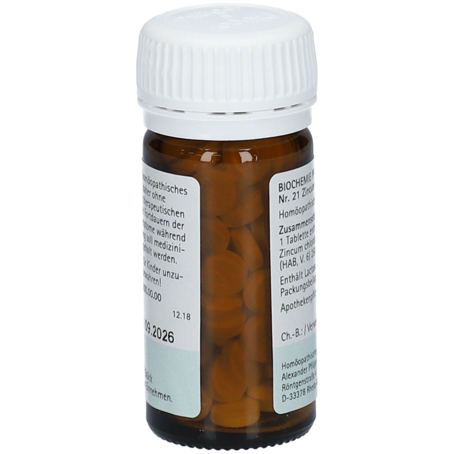 Biochemie Pflüger® Nr. 21 Zincum chloratum D6 Tabletten
