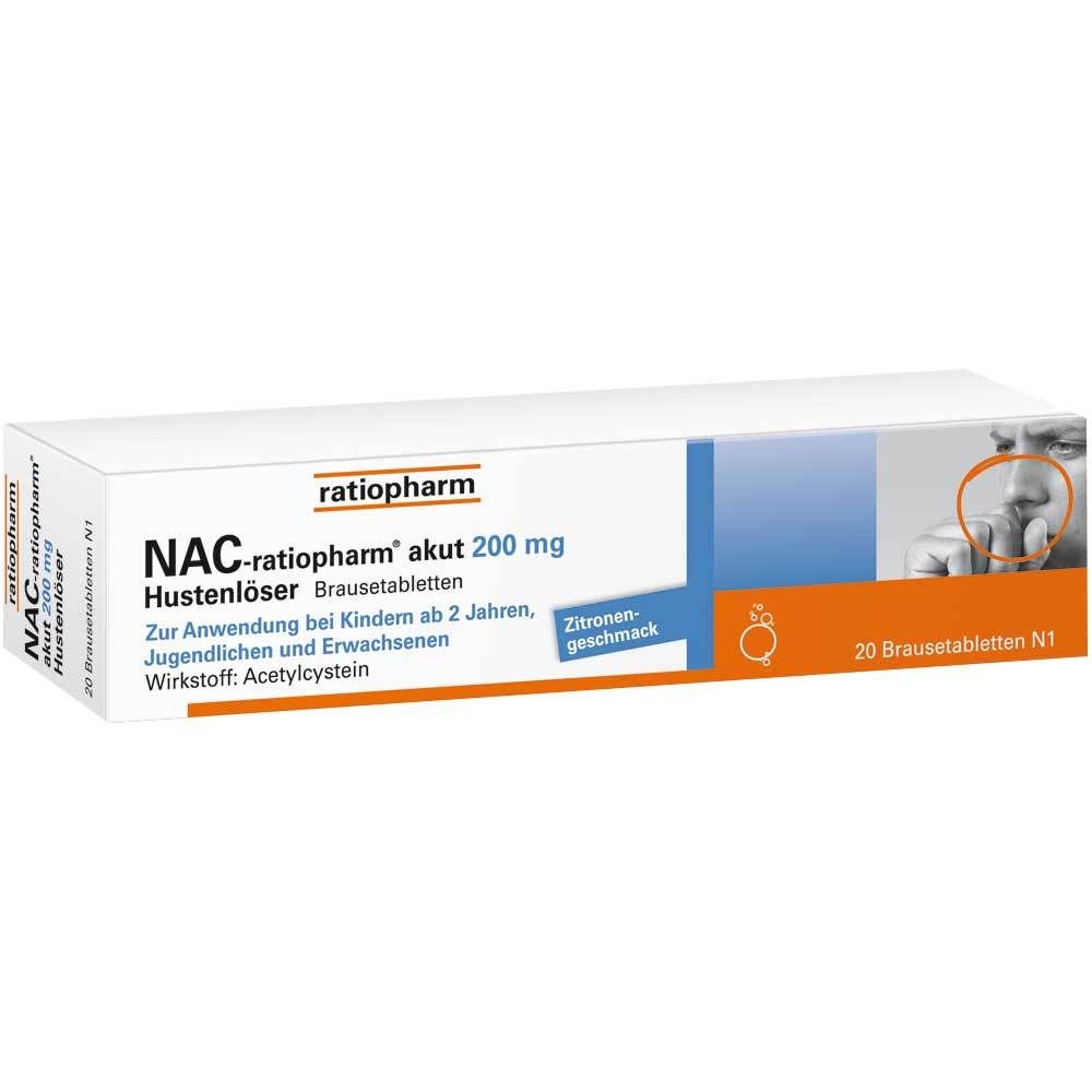 NAC-ratiopharm® akut 200 Hustenlöser Brausetabletten