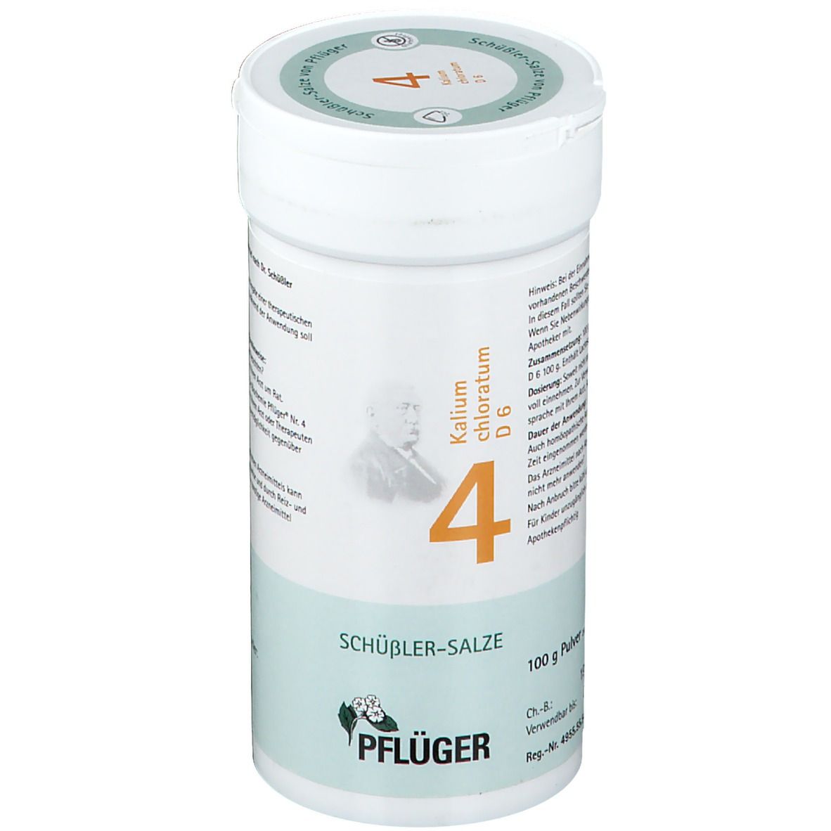 Biochemie Pflüger 4 Kalium chloratum D 6 Pulver