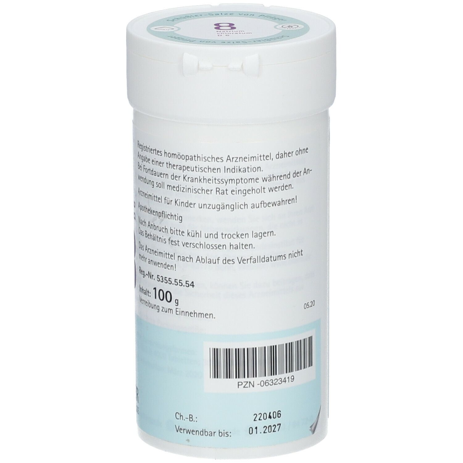 Biochemie Pflüger® Nr. 8 Natrium chloratum D6 Pulver