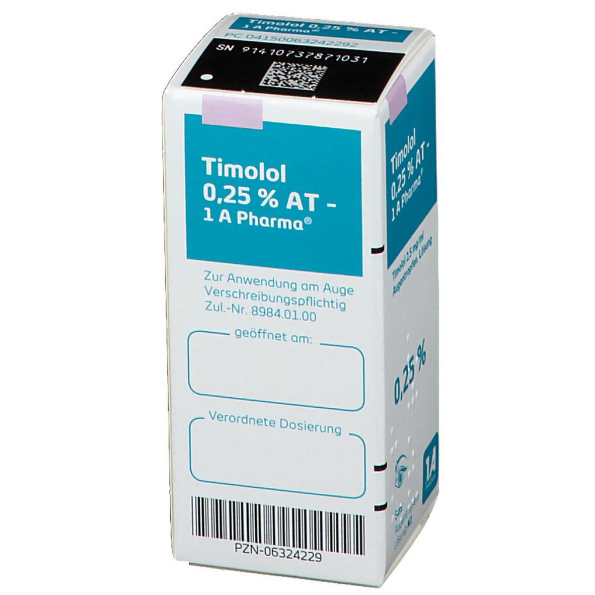 Timolol 0.25% At 1A Pharma®