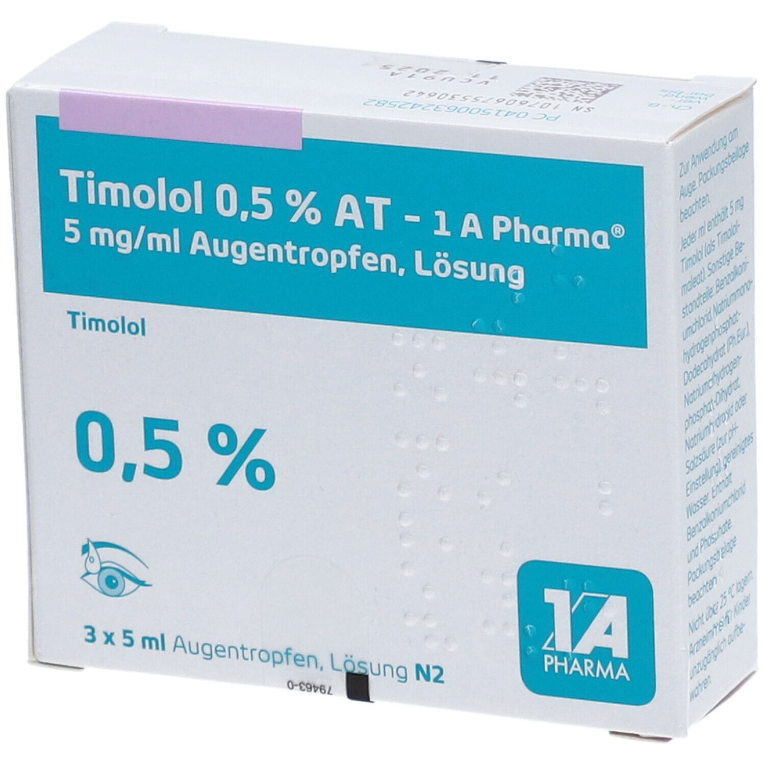 Timolol 0.5% At 1A Pharma®