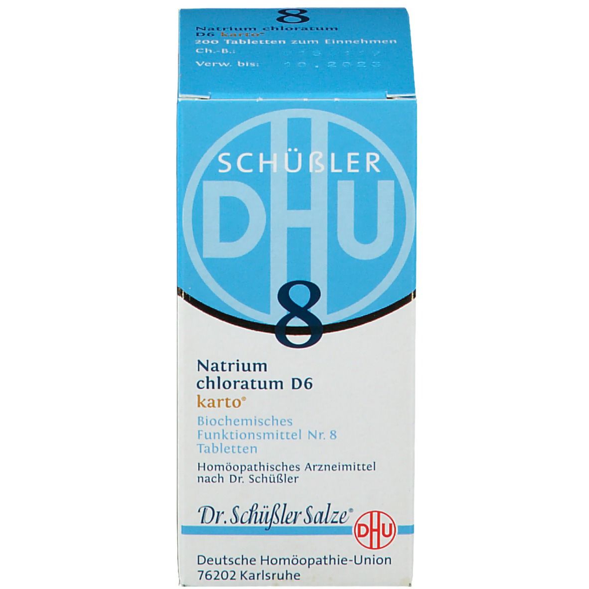DHU Biochemie 8 Natrium chloratum D6 karto
