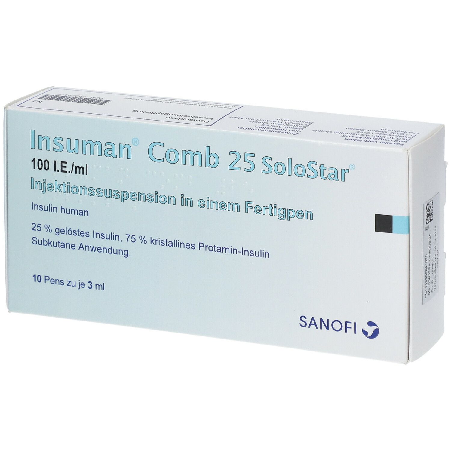 Insuman Comb 25 100 I.E./ml SoloStar