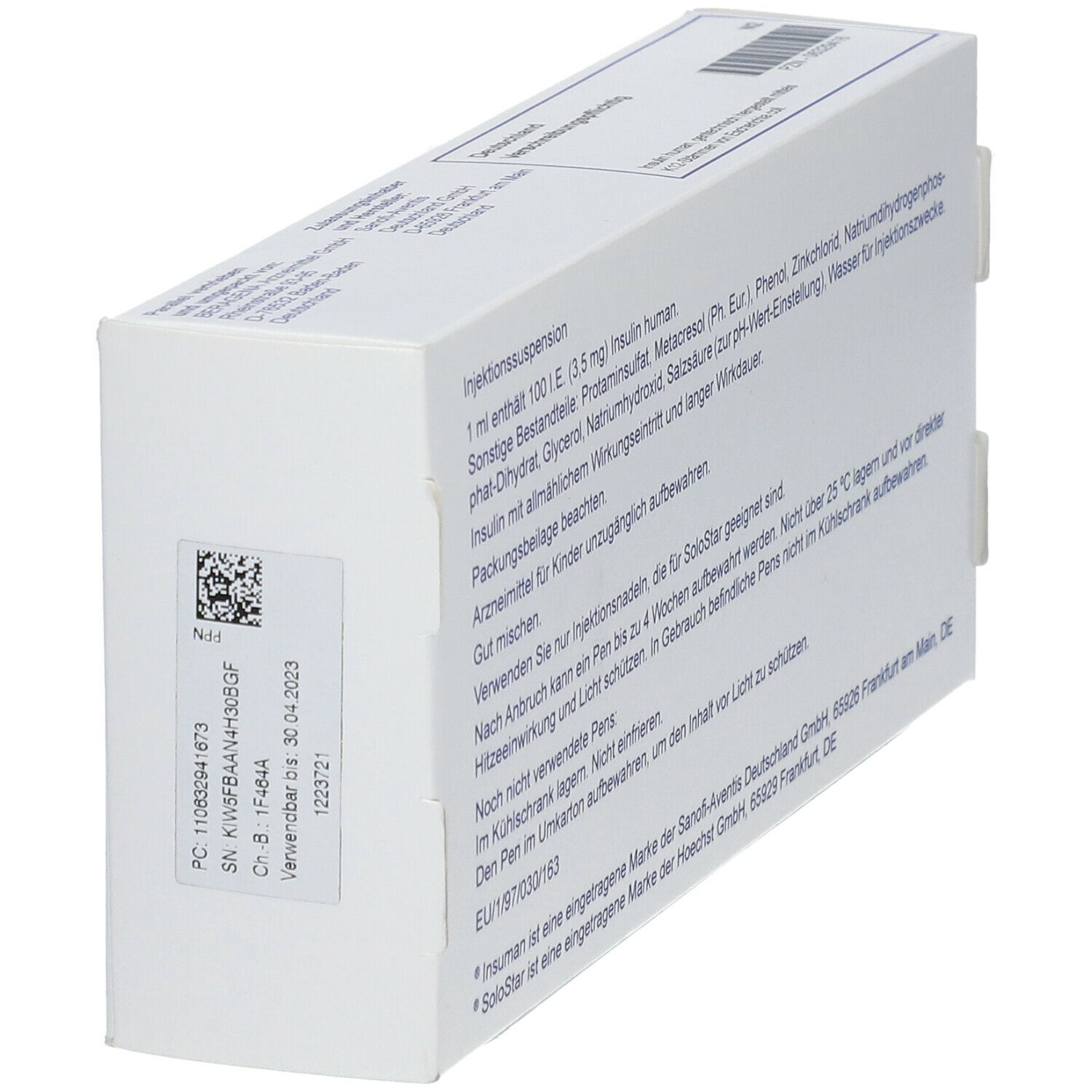 Insuman Comb 25 100 I.E./ml SoloStar